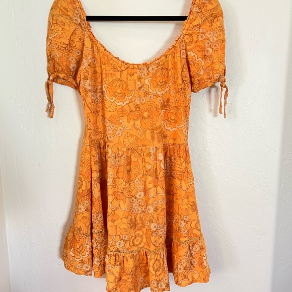 Nine Lives Bazaar Sadie Mini Dress in Sunlight - Picture 4 of 5